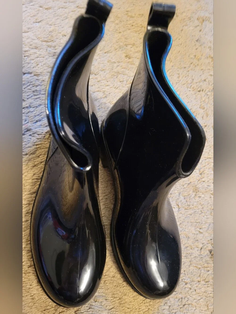 Black Women's Chelsea Rain Boots